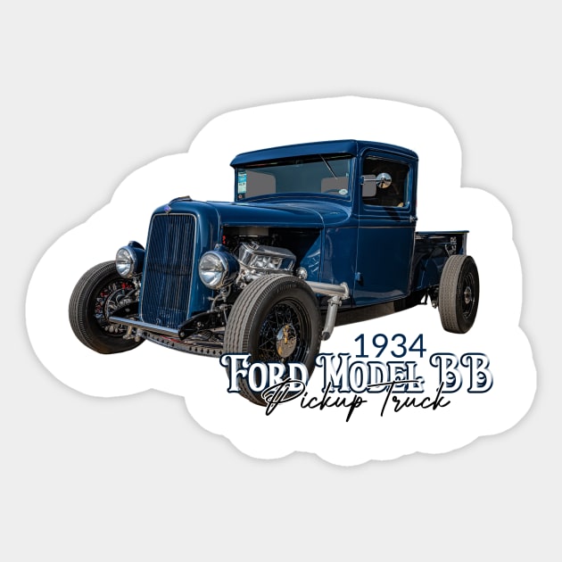 1934 Ford Model BB Pickup Truck Sticker by Gestalt Imagery